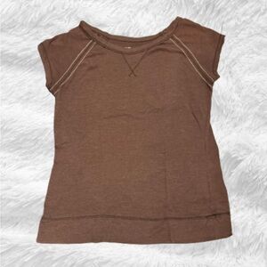 Women’s Mossimo Supply Co brown cap sleeve tshirt, XL